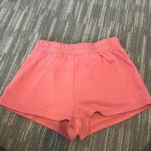 size small pink shein shorts